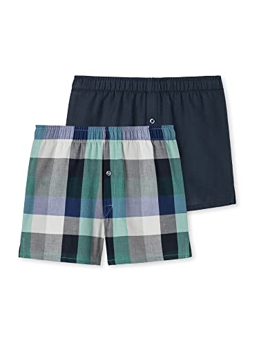 Schiesser Jungen Boxershorts 2er Pack Unterwäsche, Sortiert 1, 176 von Schiesser