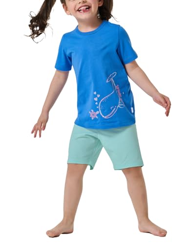 Schiesser Jungen 3 Pack Unterwäsche Boxershorts-95/5 Organic Bio Baumwolle-Größe 92 bis 140 Pyjamaset, Aquarium_182562, 116 (3er Pack) von Schiesser