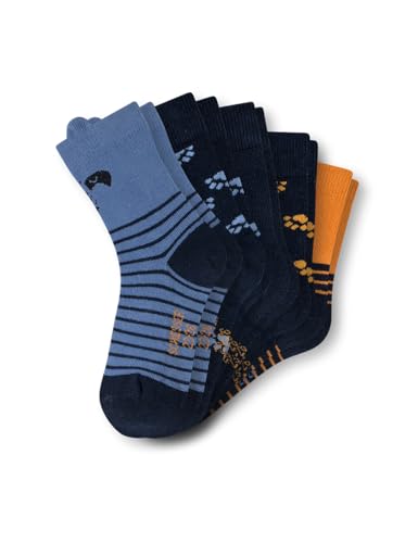 Schiesser Jungen 5 Pack Badger Socken, Sortiert 1_183287, 19-22 von Schiesser