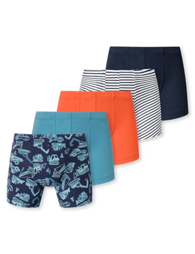 Schiesser Jungen 5 Pack Boxershort Unterhosen-95/5 Organic Bio Baumwolle-Größe 140 Unterwäsche, Sortiert 2_181847, 92 von Schiesser