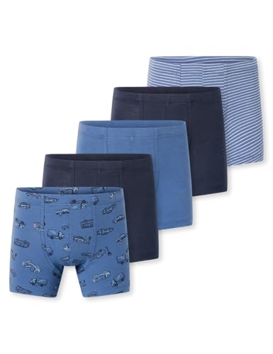 Schiesser Jungen 5 Pack Boxershort Unterhosen - 95/5 Organic Bio Baumwolle - Größe 92 bis 140 von Schiesser