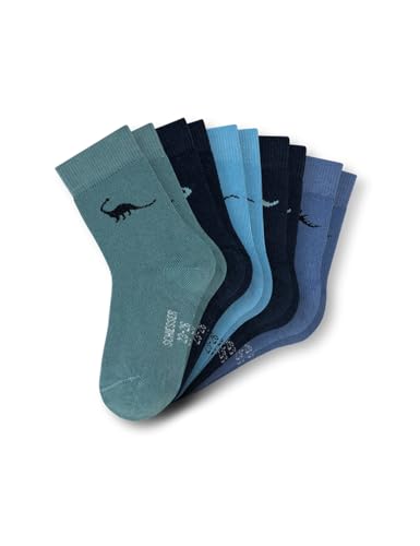 Schiesser Jungen 5 Pack Dinos Socken, Sortiert 5_183288, 27-30 von Schiesser