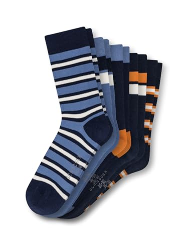 Schiesser Jungen 5 Pack Stripes Socken, Sortiert 2_183291, 35-38 cm von Schiesser