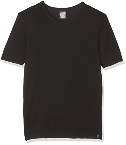 Schiesser Jungen 95/5 Shirt 1/2 Unterhemd, Schwarz (Schwarz 000), XS von Schiesser