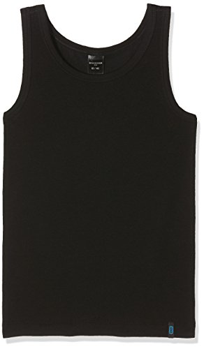 Schiesser Jungen 95/5 Tank Unterhemd, Schwarz (Schwarz 000), L von Schiesser