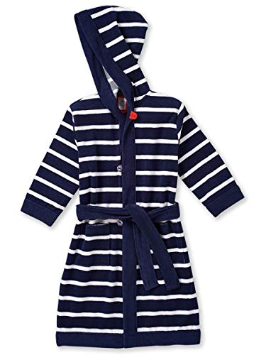 Schiesser Jungen Bademantel Bademantel, Blau (803-dunkelblau I), 92 von Schiesser