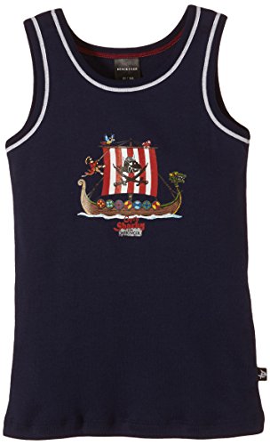 Schiesser Jungen Hemd 0/0 Unterhemd, Blau (dunkelblau 803), 92 (Herstellergröße: 092) von Schiesser