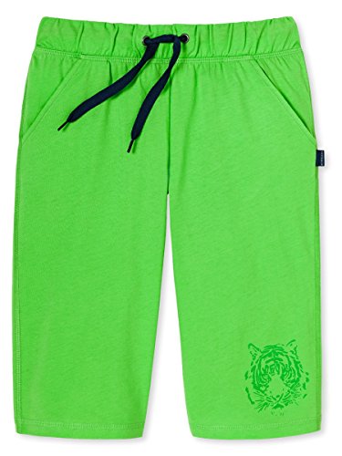 Schiesser Jungen Jersey Bermuda Mix & Relax, Gr. 152, Grün (grasgrün 706) von Schiesser