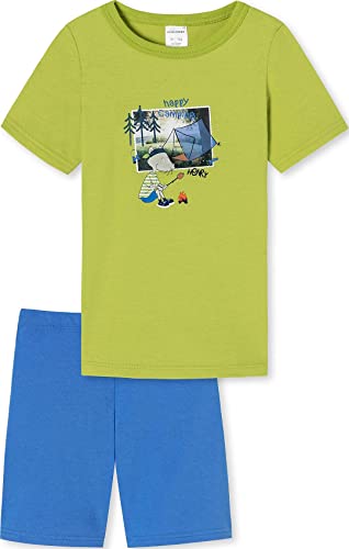 Schiesser Jungen Boys' Short Pyjamaset, Grün (Ii), 140 EU von Schiesser