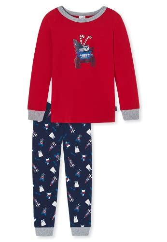 Schiesser Jungen Kinder Langer Schlafanzug-Organic Cotton Pyjamaset, Mehrfarbig 11, 104 von Schiesser