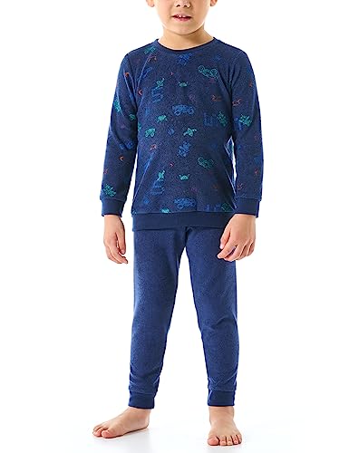 Schiesser Jungen Schlafanzug Set Pyjama warme Qualitäten Frottee - Fleece - Interlock - Größe 92 bis 140 von Schiesser