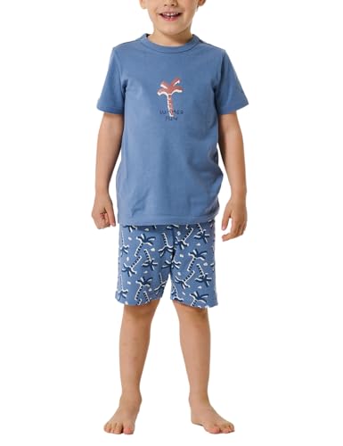 Schiesser Jungen Schlafanzug Set Pyjama kurz-100% Organic Bio Baumwolle-Größe 92 bis 140 Pyjamaset, Jeansblau_181067, 104 Schiesser Jungen Schlafanzug Set Pyjama kurz-100% Organic Bio Baumwolle-Größe 92 bis 140 Pyjamaset, Jeansblau_181067, 104 von Schiesser
