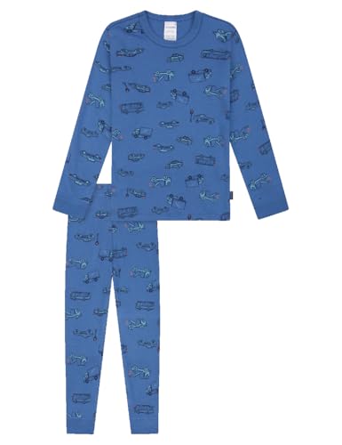 Schiesser Jungen Schlafanzug Set Pyjama lang - 100% Organic Bio Baumwolle - Größe 92 bis 140 von Schiesser