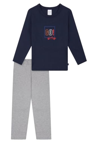 Schiesser Jungen Schlafanzug Set Pyjama lang - 100% Organic Bio Baumwolle - Größe 92 bis 140 von Schiesser
