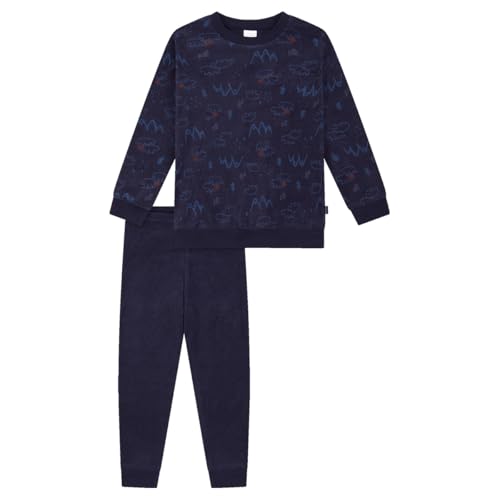 Schiesser Jungen Schlafanzug Set Pyjama warme Qualitäten Frottee - Fleece - Interlock - Größe 92 bis 140 von Schiesser