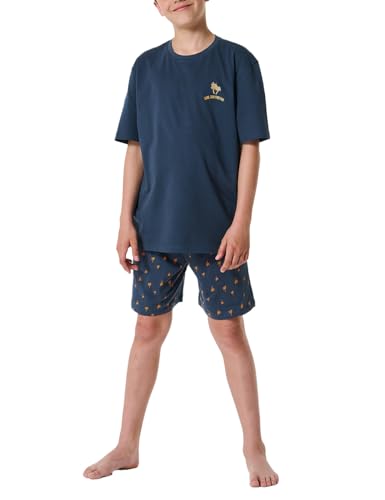Schiesser Jungen Schlafanzug Set kurz-100% Organic Bio Baumwolle-Größe 140 bis 176 Pyjamaset, hellrot_180995, 164 Schiesser Jungen Schlafanzug Set kurz-100% Organic Bio Baumwolle-Größe 140 bis 176 Pyjamaset, hellrot_180995, 164 von Schiesser