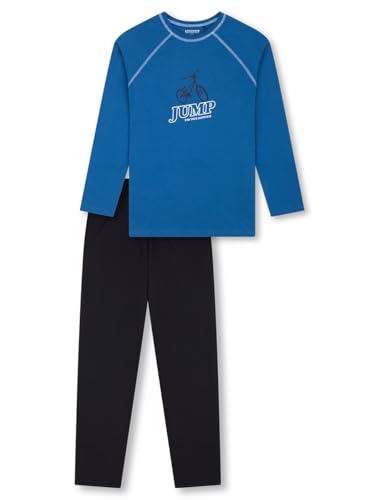 Schiesser Jungen Schlafanzug Set lang - 100% Organic Bio Baumwolle - Größe 140 bis 176 von Schiesser