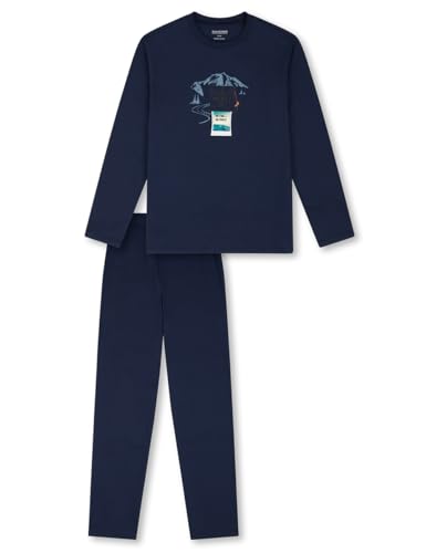 Schiesser Jungen Schlafanzug Set lang - 100% Organic Bio Baumwolle - Größe 140 bis 176 von Schiesser