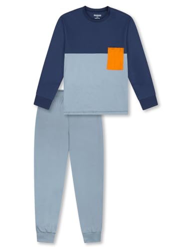 Schiesser Jungen Schlafanzug Set lang - 100% Organic Bio Baumwolle - Größe 140 bis 176 von Schiesser
