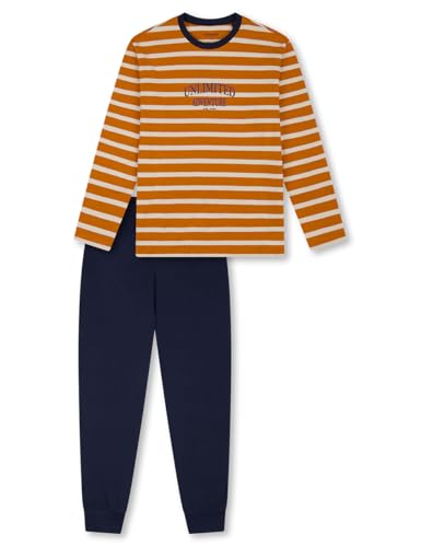 Schiesser Jungen Schlafanzug Set lang - 100% Organic Bio Baumwolle - Größe 140 bis 176 von Schiesser