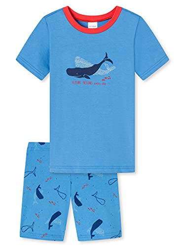 Schiesser Jungen Schlafanzug kurz' Pyjamaset, blau, 104 Schiesser Jungen Schlafanzug kurz' Pyjamaset, blau, 104 von Schiesser