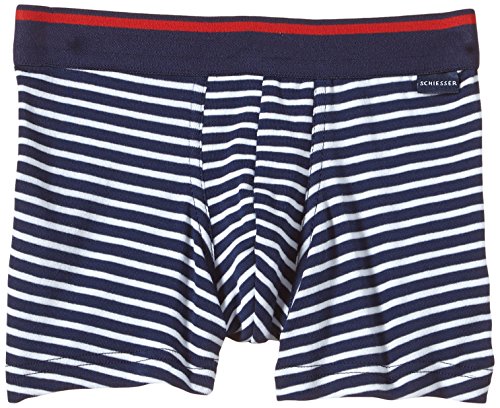 Schiesser Jungen Shorts Boxershorts, Blau (dunkelblau 803), 92 von Schiesser