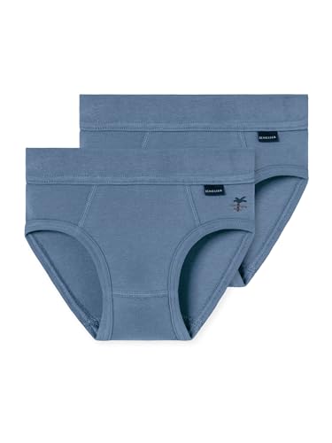Schiesser Jungen Slip 2-Pack Fine Rib Multipack - Jeansblau - Größe 116 Schiesser Jungen Slip 2-Pack Fine Rib Multipack - Jeansblau - Größe 116 von Schiesser