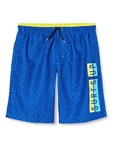 Schiesser Jungen Swimshorts Badeshorts, Blau (Admiral 801), 152 von Schiesser