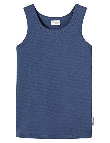 Schiesser Jungen Unterhemd 0/0 Tausendsassa, Gr. 98, Blau (dunkelblau 803) von Schiesser