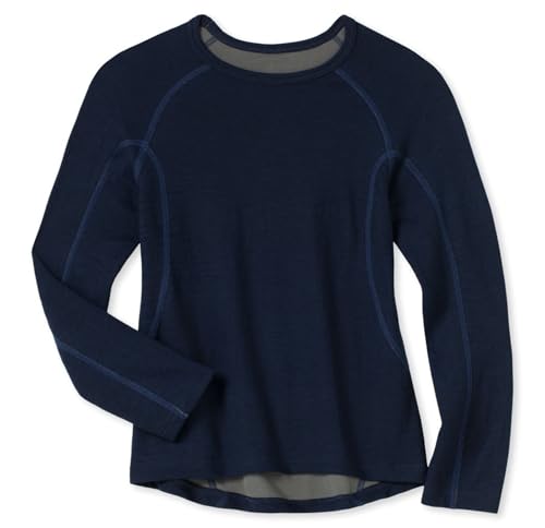 Schiesser Jungen Langarm Atmungsaktiv - Funktionsunterwäsche Unterhemd, Dunkelblau_134564, 104 EU von Schiesser