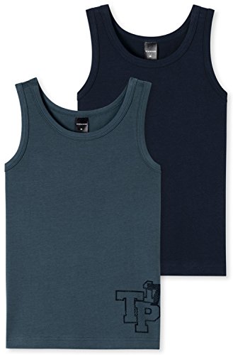 Schiesser Jungen Multipack 2Pack Shirts 0/0 4007064747915, Mehrfarbig (Sortiert 901), XS (2er Pack) von Schiesser