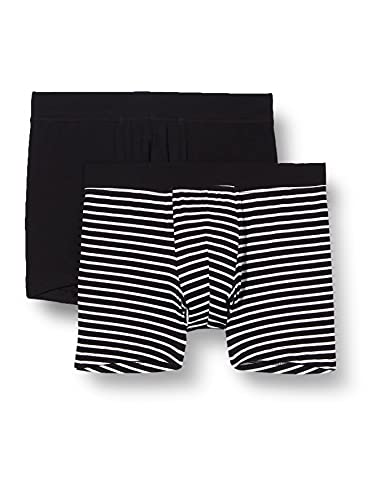 Schiesser Jungen 2 PACK Unterwäsche Boxershorts weiches Bündchen - 95/5 Organic Bio Baumwolle - Größe 92 bis 140 von Schiesser