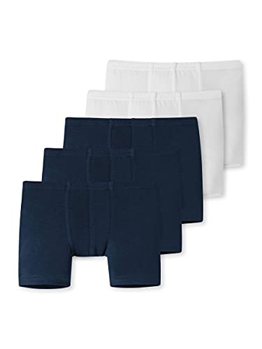 Schiesser Jungen 5 Pack Boxershort Unterhosen - 95/5 Organic Bio Baumwolle - Größe 92 bis 153 von Schiesser