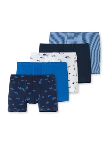 Schiesser Jungen 5 Pack Boxershort Unterhosen - 95/5 Organic Bio Baumwolle - Größe 92 bis 159 von Schiesser