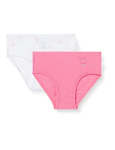 Schiesser Mädchen 2 Pack Hüftslips Höhere Passform Unterwäsche Feinripp - 100% Organic Bio Baumwolle Größe 92 Bis 140 Slip, Sortiert 7_173258, 92 EU von Schiesser