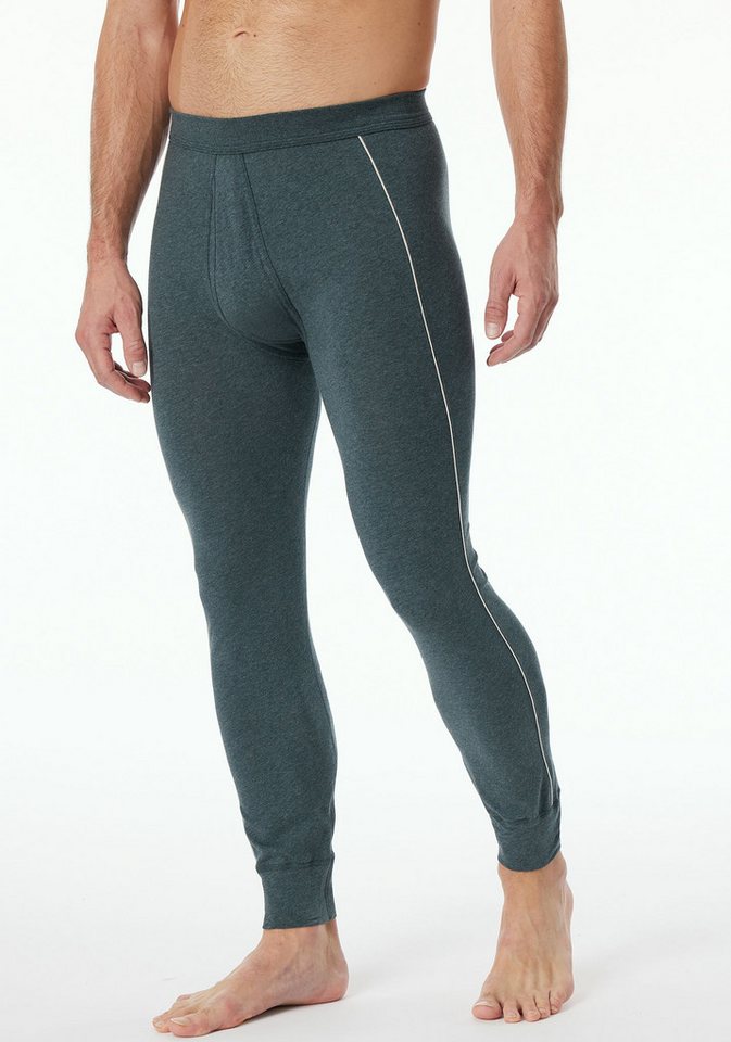Schiesser Lange Unterhose Comfort Fit mit seitlichen Kontraststreifen von Schiesser