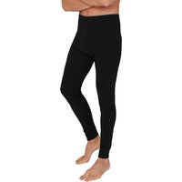 Schiesser Herren Lange Unterhose schwarz Baumwolle & Mix unifarben von Schiesser