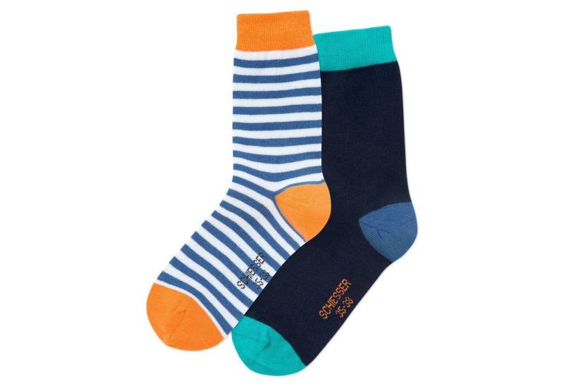 Schiesser Langsocken 142518 (Packung, 2-Paar, 2 Paar) Kinder Socken, Jungen & Mädchen mit Baumwolle, Kindersocken von Schiesser