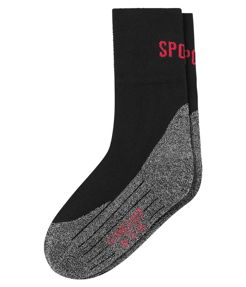 Schiesser Langsocken Sport (Packung, 1-Paar, 1 Paar) Herren Damen Unisex SPORT Trekking Strümpfe Socken Wandersocken von Schiesser