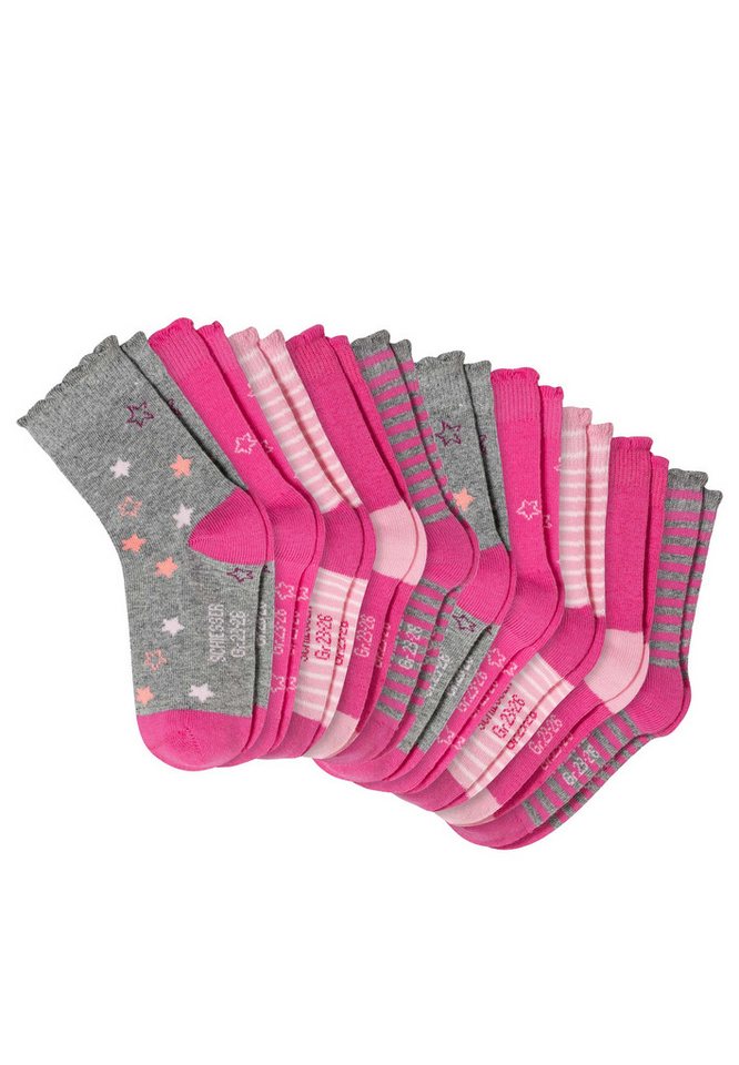 Schiesser Langsocken Stern - 10 Paar (Spar-Set, 10-Paar) Kindersocken - Baumwolle von Schiesser
