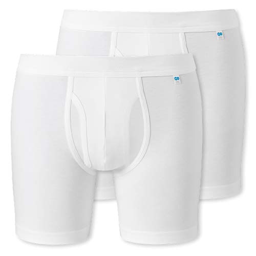 Schiesser - Long Life Cotton - Cyclist Shorts - 172472-2er Spar-Pack (7 Weiß) von Schiesser