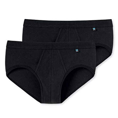 Schiesser - Long Life Cotton - Sportslip - 142336-2er Pack (8 Schwarz) von Schiesser