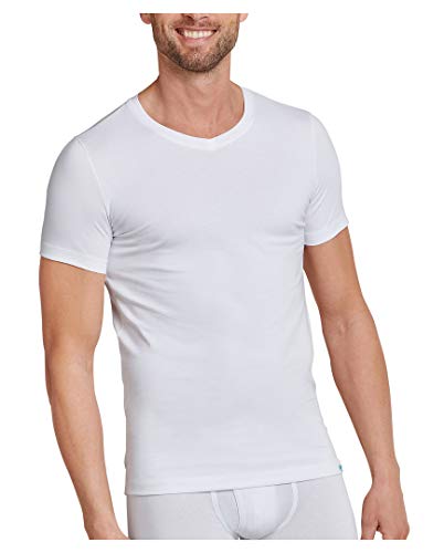 Schiesser Long Life Cotton V-Shirt White 8 Schiesser Long Life Cotton V-Shirt White 8 von Schiesser