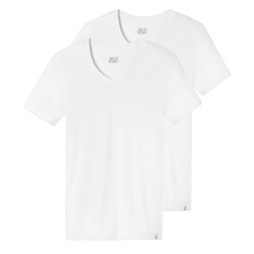 Schiesser - Long Lift Soft - Unterhemd/Shirt Kurzarm - 2er Pack (8 Weiß) von Schiesser