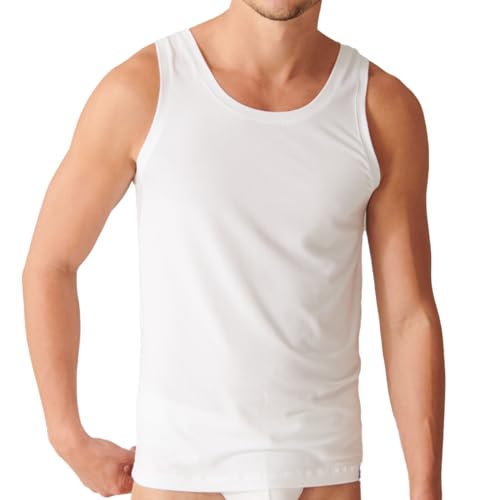 Schiesser - Long Lift Soft - Unterhemd/Tanktop - 2er Pack (7 Weiß) von Schiesser