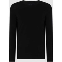 Schiesser Longsleeve mit Stretch-Anteil in Black, Größe XL von Schiesser