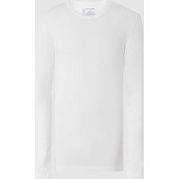 Schiesser Longsleeve mit Stretch-Anteil in Weiss, Größe S von Schiesser