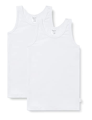 Schiesser Mädchen 2 PACK Unterhemd - 95/5 Organic Bio Baumwolle - Größe 92 bis 140 von Schiesser