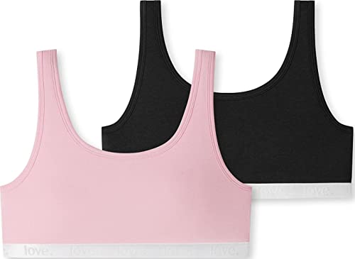 Schiesser Mädchen 2 Pack Bustier Unterwäsche, Farbmix 2, 176 von Schiesser