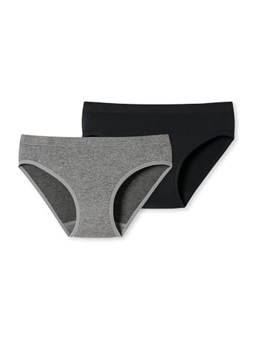 Schiesser Mädchen 2 Pack Panties Unterwäsche Gr. 140 bis 176 nahtlos und Soft-Seamless Hipster-Höschen, Sortiert 2_181736 von Schiesser